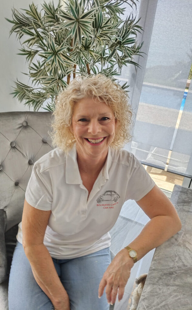 Jill Bircumshaw – Director & Financial Controller at Bolnuevo Cars, known to everyone as Jill, managing finances and ensuring smooth service operations