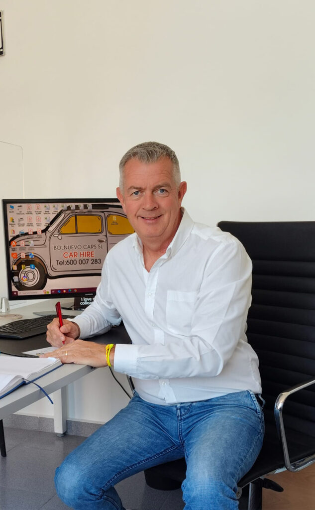 Kevin Bircumshaw – Director & General Manager at Bolnuevo Cars, known to everyone as Dad, ensuring smooth operations and excellent customer service