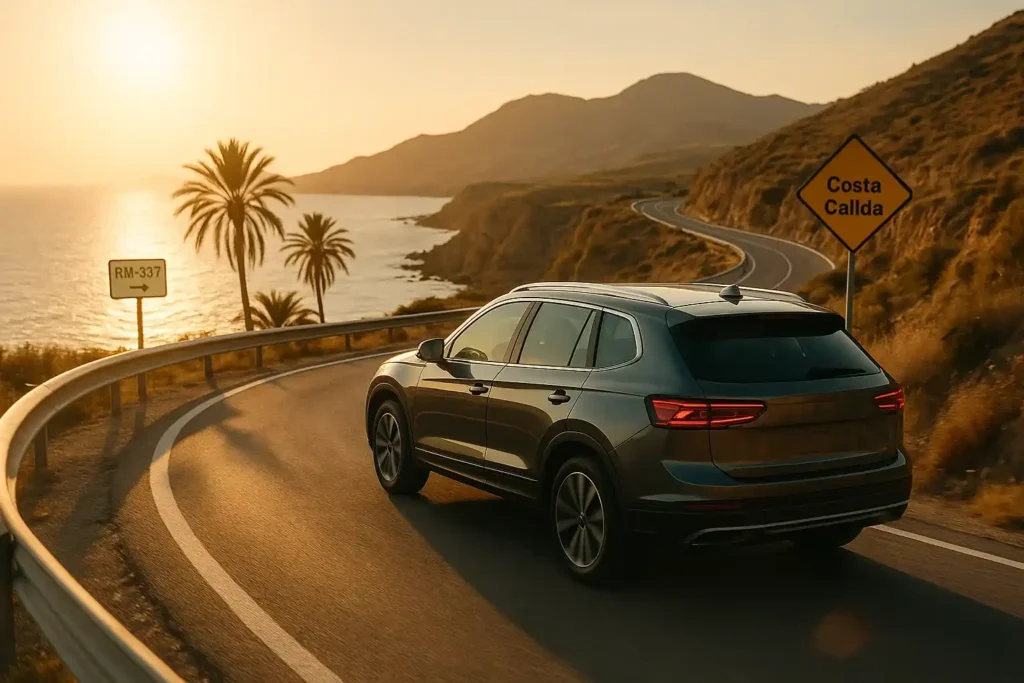 Driving Signs in Spain 2026 | Road Rules, Speed Limits & Tourist Tips 5 Local road in Spain with driving signs for tourists near Mazarrón